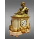 Reloj de bronce dorado de Napoleón III