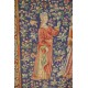 Tapiz de estilo medieval Aubusson con mil flores