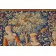 Tapiz de estilo medieval Aubusson con mil flores