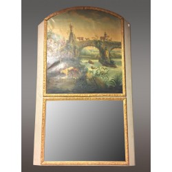 Grand Miroir Trumeau Style Louis XIV