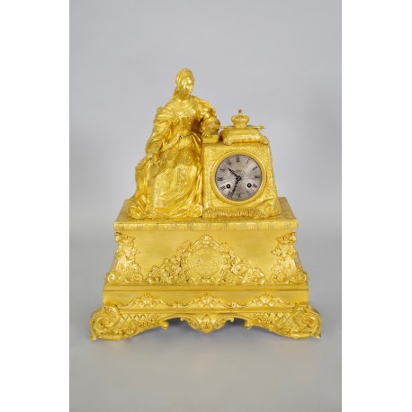 Reloj Louis-Philippe de bronce dorado