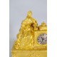 Reloj Louis-Philippe de bronce dorado