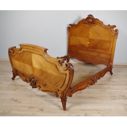 Lit style Louis XV rocaille