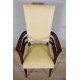 Pareja de sillones Art-Deco de cuero de caoba