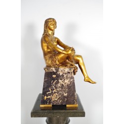 Théophile François Somme: Bronce Art-Deco