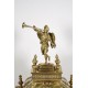 Cartel Napoleón III en bronce estilo Luis XIV