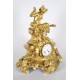 Reloj Napoleón III de bronce dorado