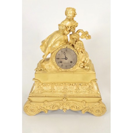 Reloj Carlos X Bronce de Oro